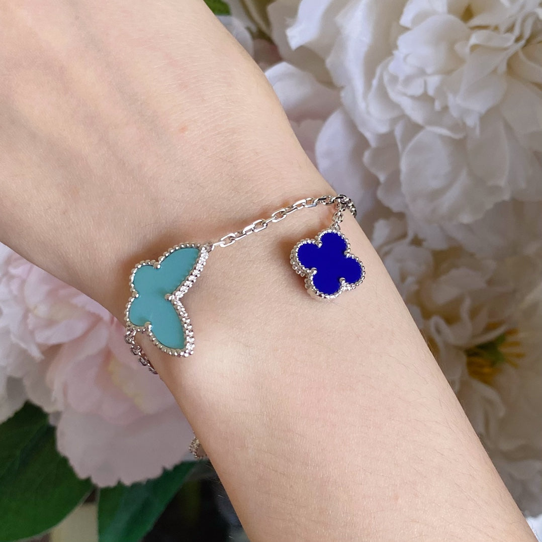 [Stars Jewelry]LUCKY SPRING SILVER BRACELET 4 MOTIF