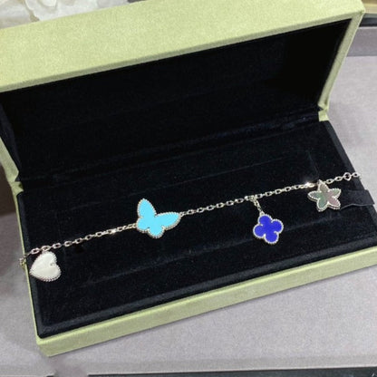 [Stars Jewelry]LUCKY SPRING SILVER BRACELET 4 MOTIF
