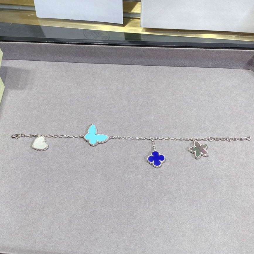 [Stars Jewelry]LUCKY SPRING SILVER BRACELET 4 MOTIF