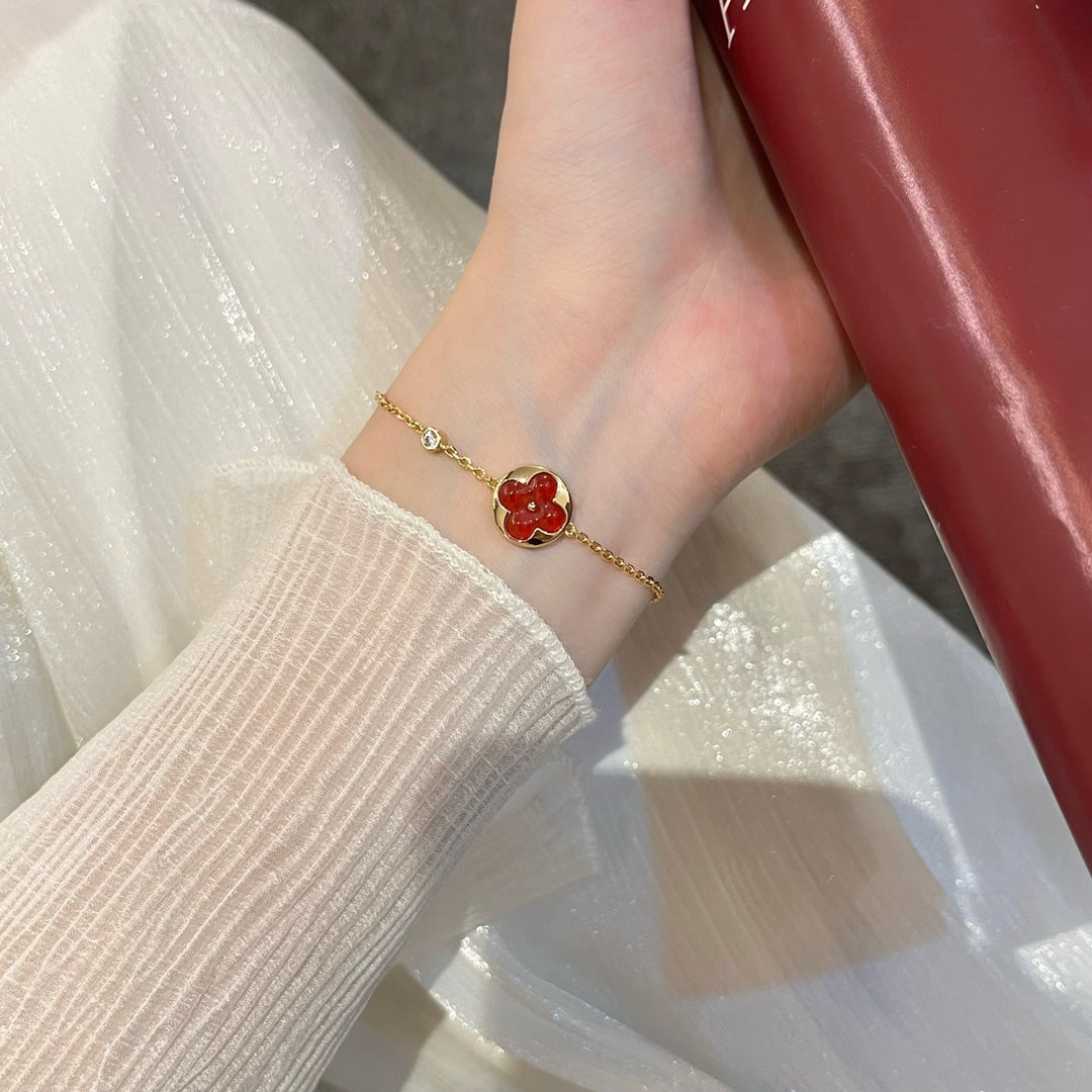 [Stars Jewelry]SUN PEDANT CARNELIAN BRACELET