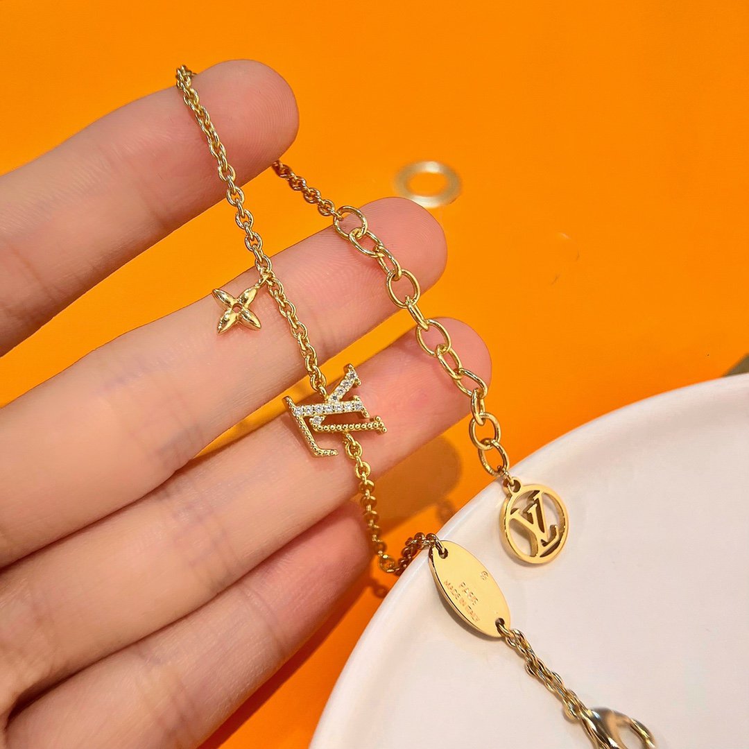 [Stars Jewelry]LOGO STAR MOTIF GOLD BRACELET