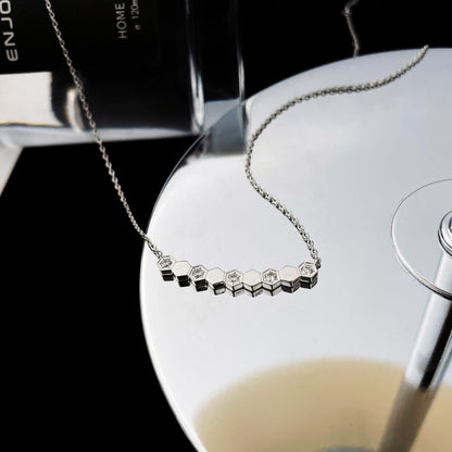 [Stars Jewelry]BEE MY LOVE DIAMOND NECKLACE