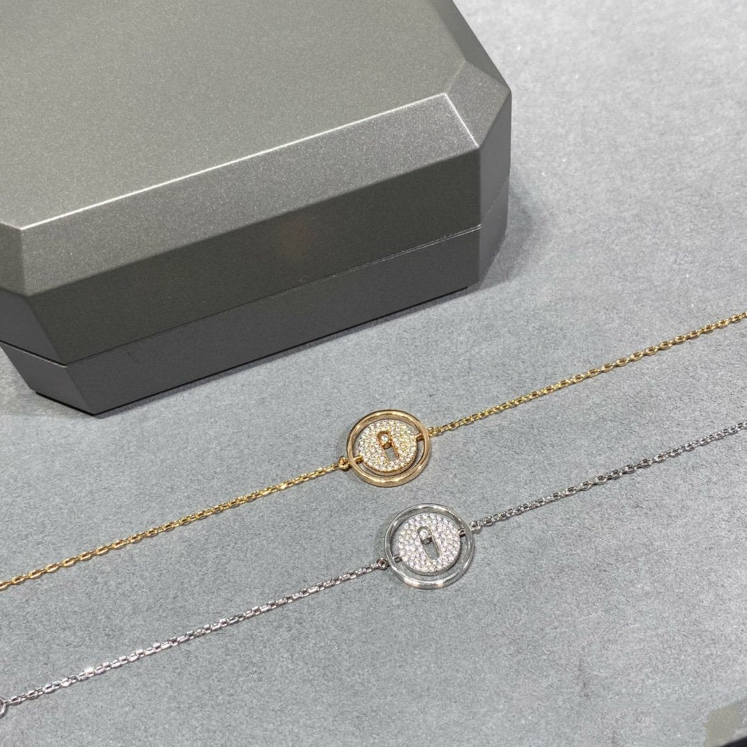 [Stars Jewelry]LUCKY MOVE DIAMOND PAVED BRACELET
