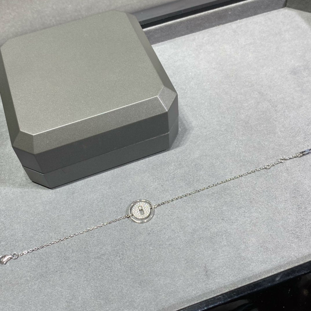 [Stars Jewelry]LUCKY MOVE DIAMOND PAVED BRACELET