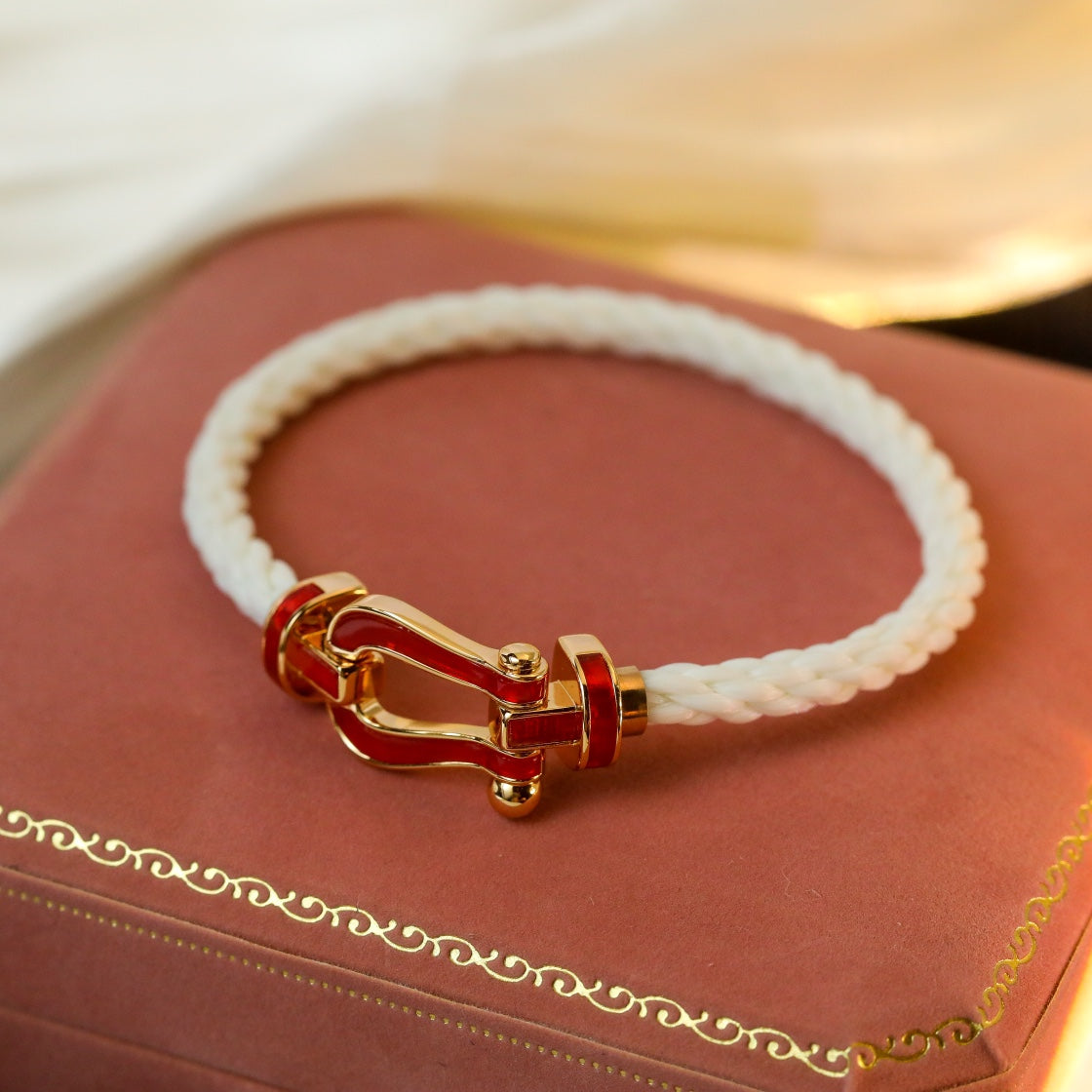 [Stars Jewelry]FORCE 10 WHITE TEXTILE DIAMOND PAVED