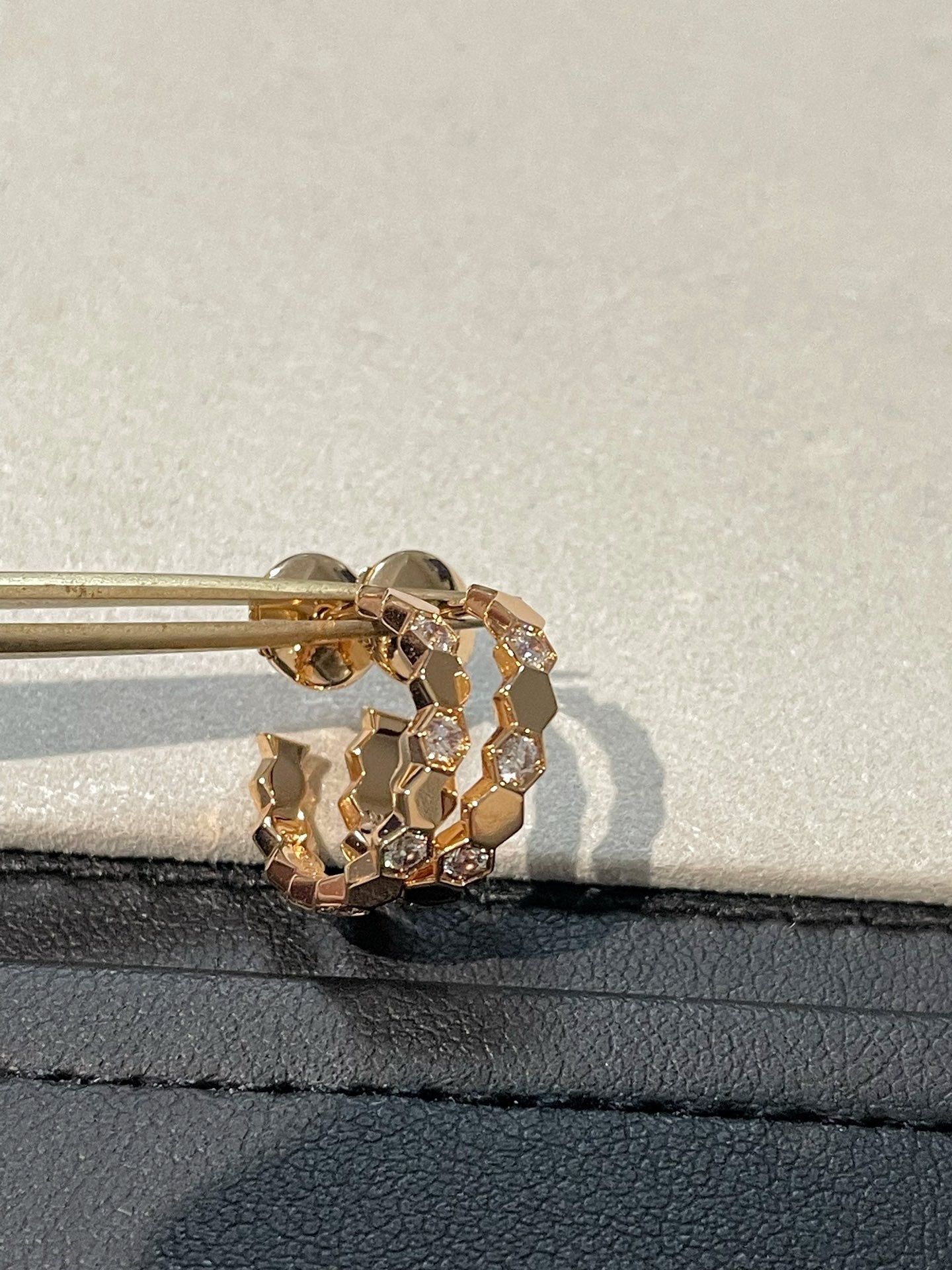 [Stars Jewelry]Hollow Design Four-Leaf Clover Flower Shape Ring