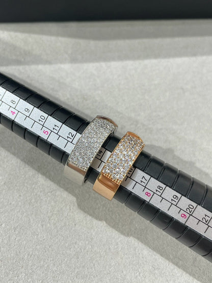 [Stars Jewelry]LIENS EVIDENCE  DIAMOND PAVED RING