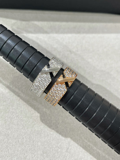 [Stars Jewelry]LIENS EVIDENCE  DIAMOND PAVED RING