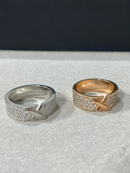 [Stars Jewelry]LIENS EVIDENCE  DIAMOND PAVED RING
