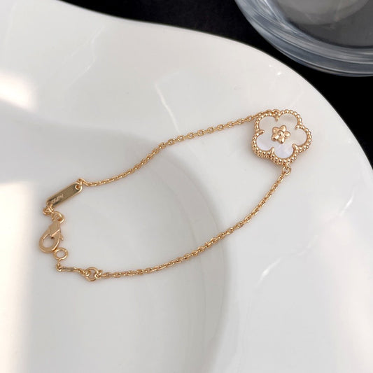 [Stars Jewelry]LUCKY SPRING ROSE GOLD MOP BRACELET