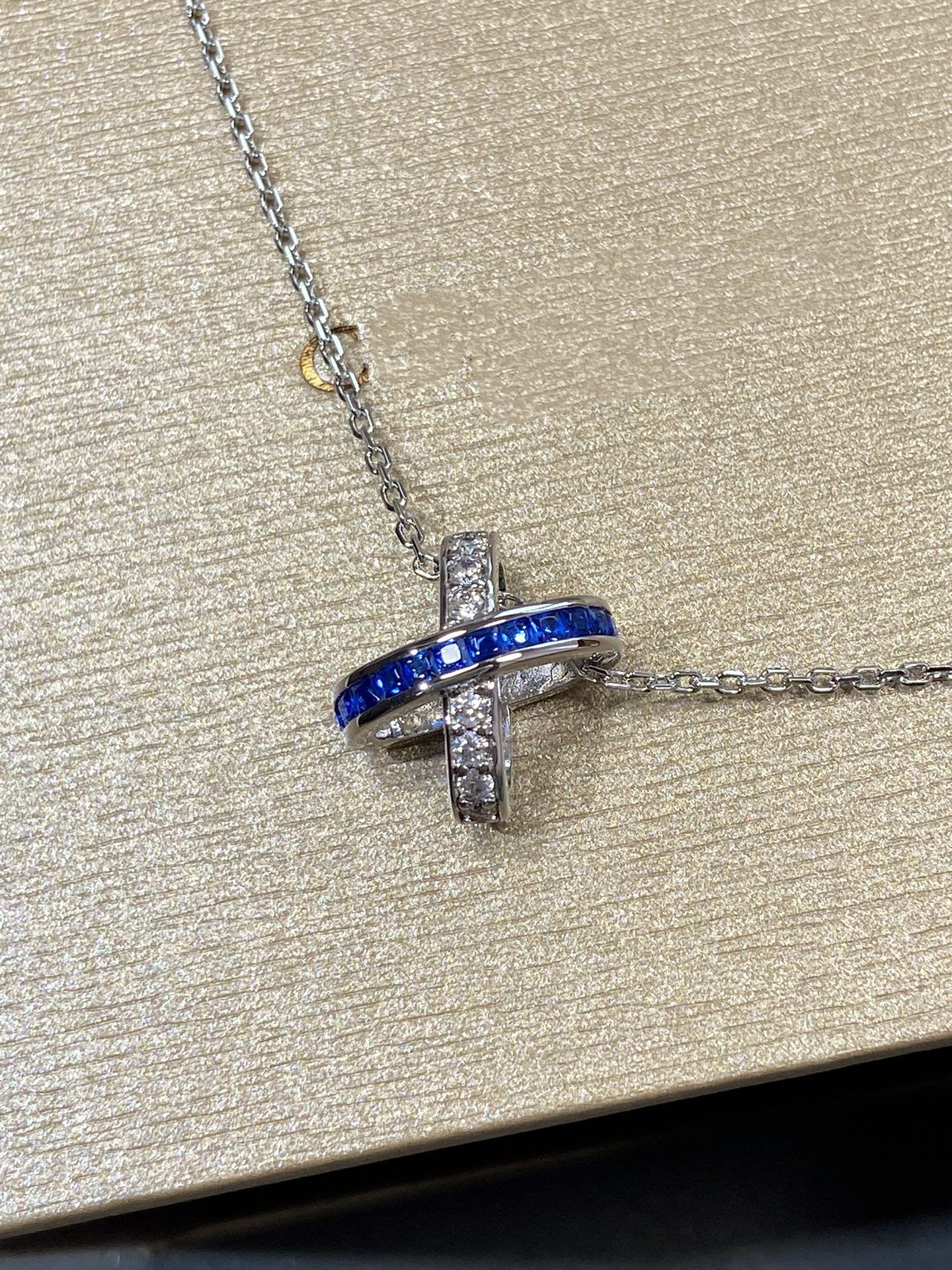 [Stars Jewelry]LIENS DIAMOND SILVER NECKLACE