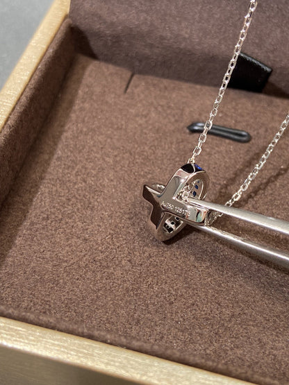 [Stars Jewelry]LIENS DIAMOND SILVER NECKLACE