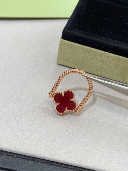 [Stars Jewelry]CLOVER RIVERSIBLE ROSE GOLD RING