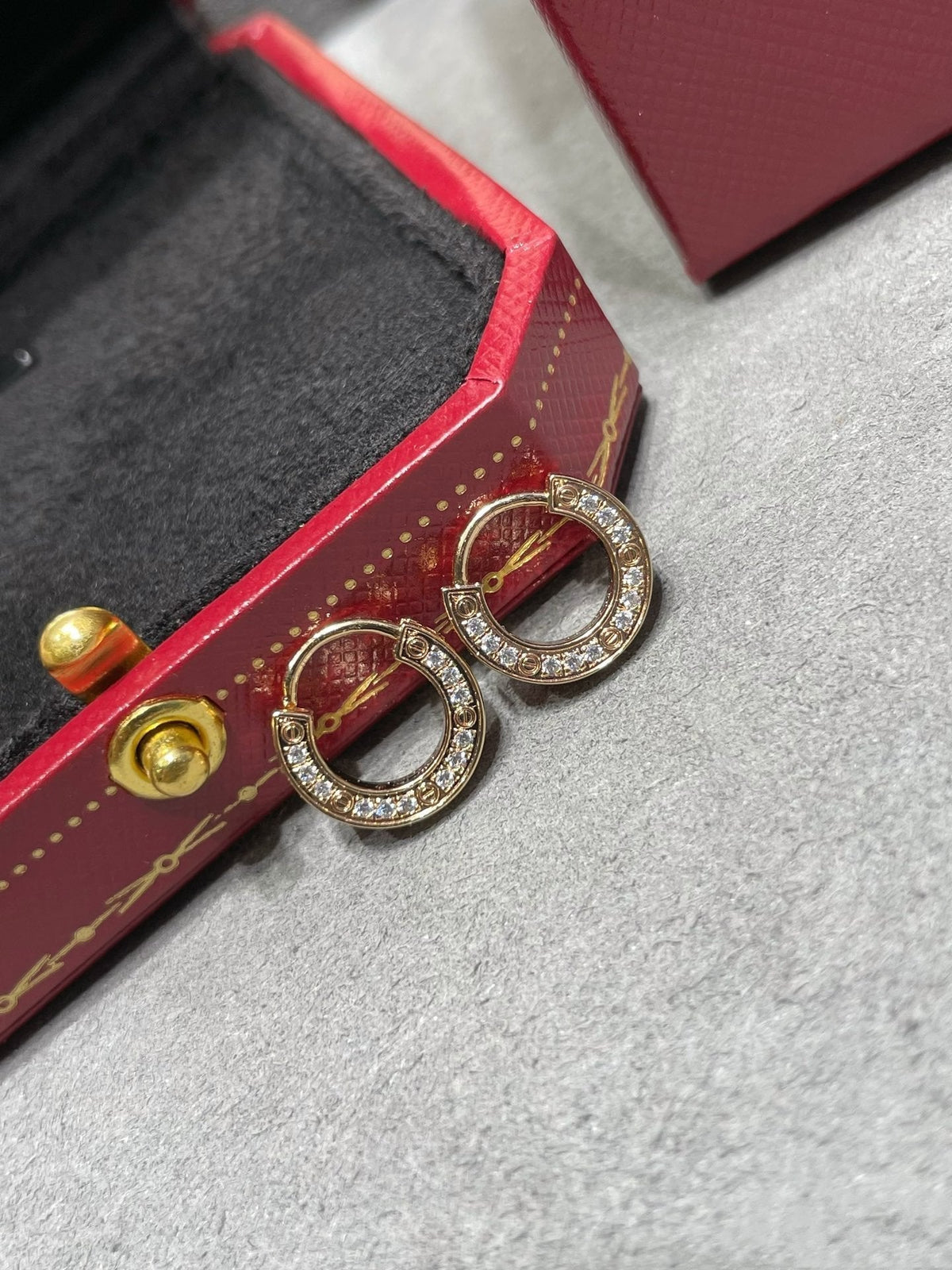 [Stars Jewelry]LOVE DIAMOND EARRINGS