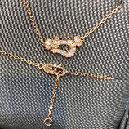 [Stars Jewelry]FORCE 10 DIAMOND PINK GOLD NECKLACE MINI MODEL