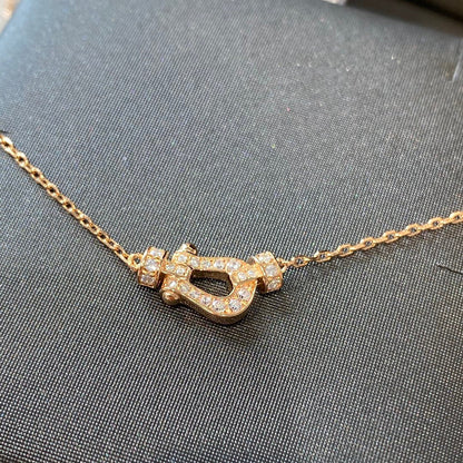 [Stars Jewelry]FORCE 10 DIAMOND PINK GOLD NECKLACE MINI MODEL