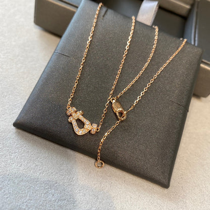 [Stars Jewelry]FORCE 10 DIAMOND PINK GOLD NECKLACE MINI MODEL