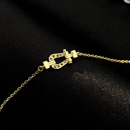 [Stars Jewelry]FORCE 10 FULL DIAMOND BUCKLE CHAIN LINK MINI MODEL
