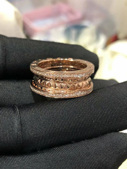 [Stars Jewelry]ZERO 1 ROCK DIAMOND PINK GOLD