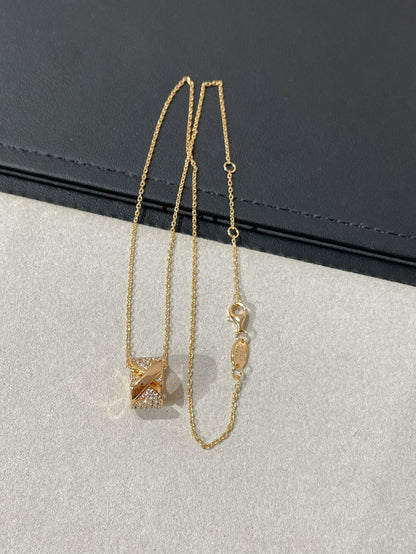 [Stars Jewelry]LIENS EVIDENCE DIAMOND PAVED NECKLACE