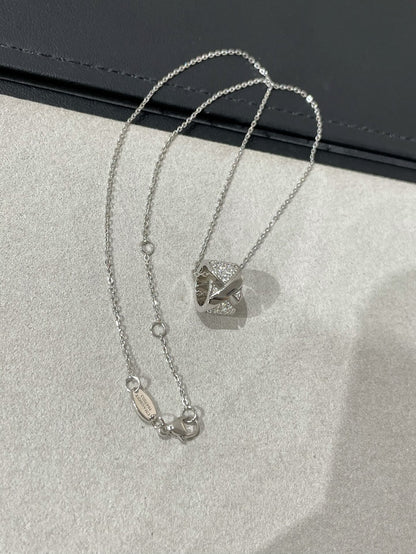[Stars Jewelry]LIENS EVIDENCE DIAMOND PAVED NECKLACE