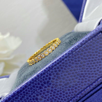 [Stars Jewelry]BEE LOVE DIAMOND PAVED SMALL RING