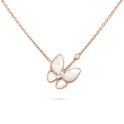 [Stars Jewelry]BUTTERFLY MOP DIAMOND NECKLACE