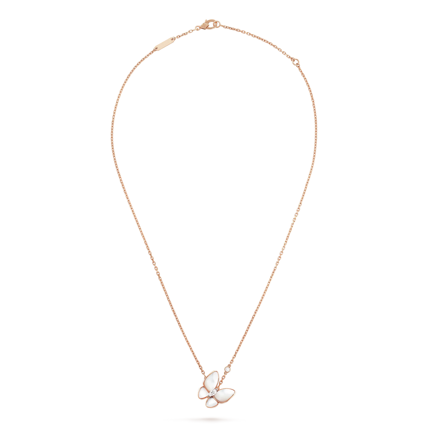 [Stars Jewelry]BUTTERFLY MOP DIAMOND NECKLACE