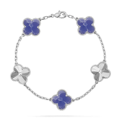 [Stars Jewelry]CLOVER 5 MOTIF BLUE VEINS BRACELET COLLECTION
