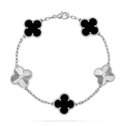 [Stars Jewelry] CLOVER 5 MOTIF ONYXS BRACELET COLLECTION