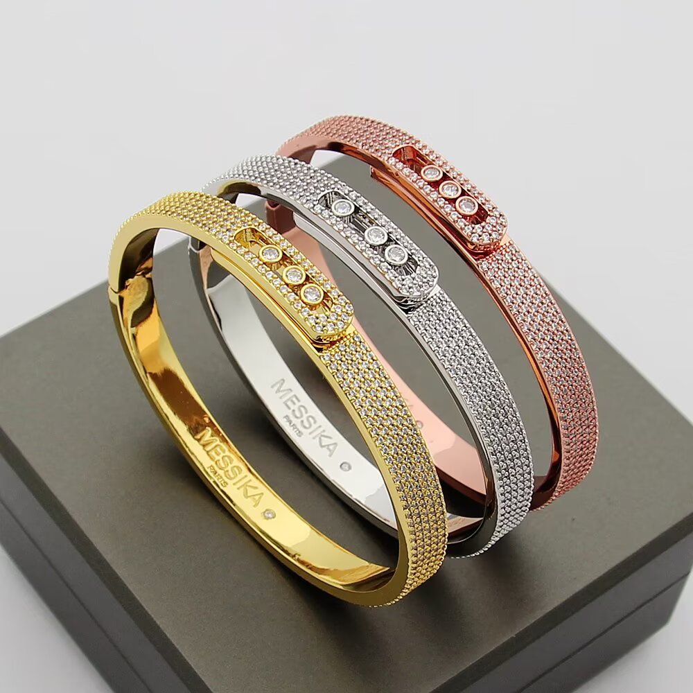 [Stars Jewelry]Move Noa Full Pavé Diamond Bangle Bracelet