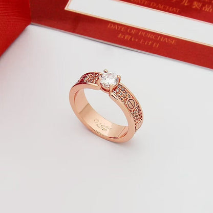 [Stars Jewelry]Starry Sky Diamond Ring
