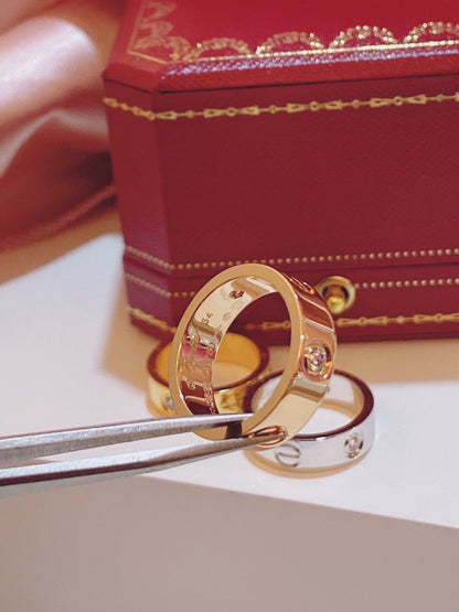 [Stars Jewelry]Three-Diamond Ring