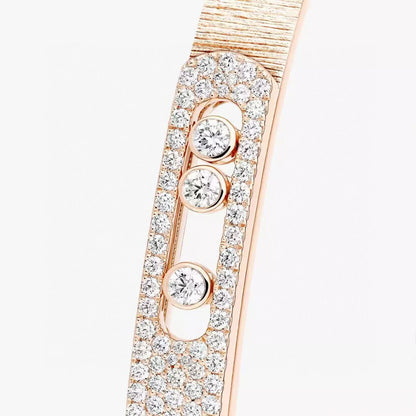 [Stars Jewelry]2026 BRAND-NEW FROSTED BRACELET WITH DIAMONDS THREE COLORS