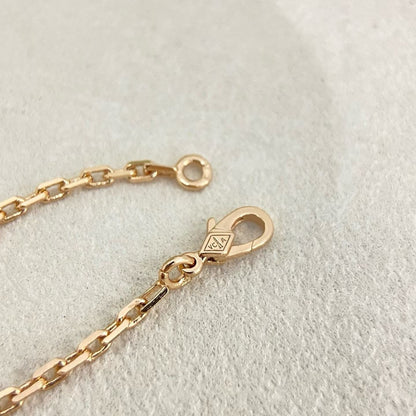 [Stars  Jewelry]ROSE QUARTZ MIXED FLOWER BUTTERFLY SWEATER CHAIN