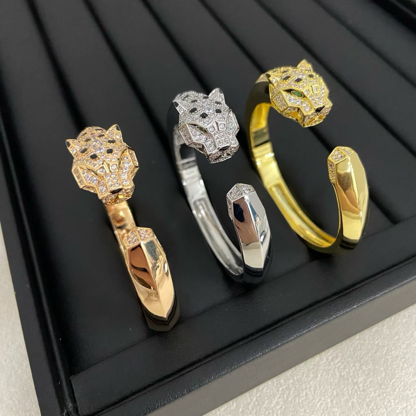 [Stars  Jewelry]DIAMOND MACHINE LEOPARD BRACELET