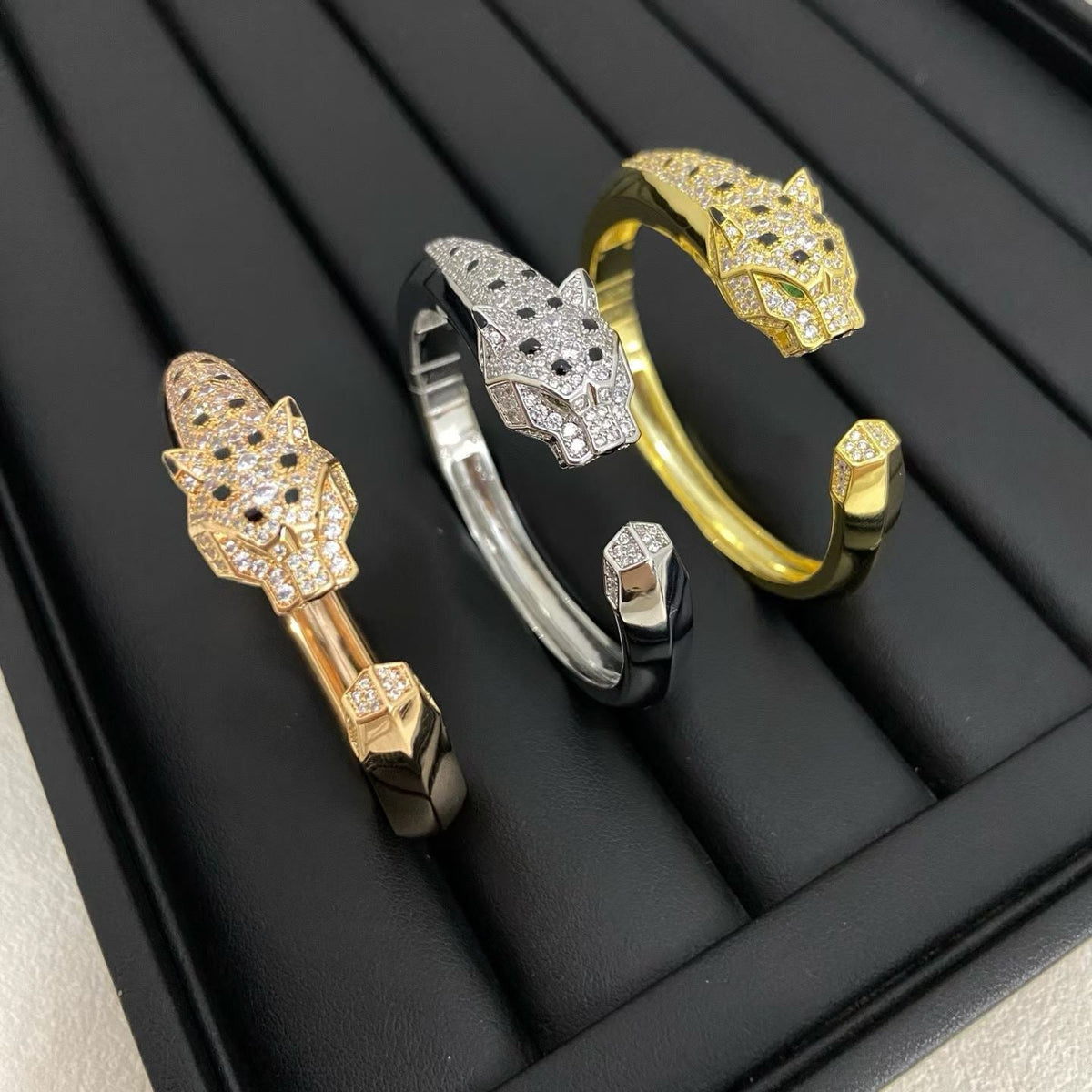[Stars  Jewelry]DIAMOND MACHINE LEOPARD BRACELET