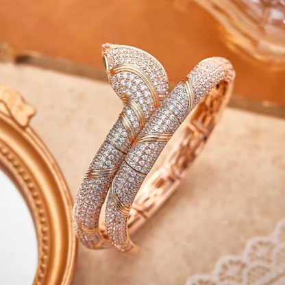 [Stars Jewelry]HAUTE COUTURE GOLD SERPENTI BRACELET