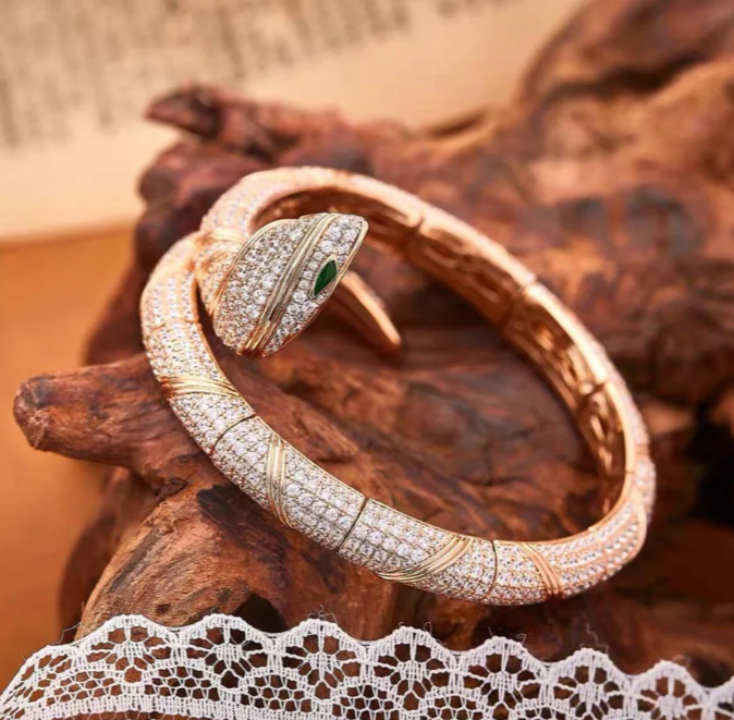 [Stars Jewelry]HAUTE COUTURE GOLD SERPENTI BRACELET