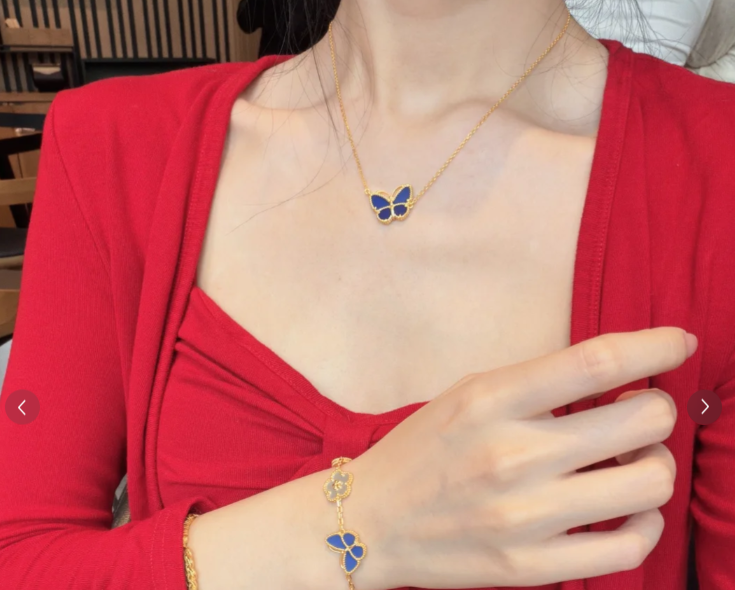[Stars Jewelry]2026 NEW BUTTERFLY BLUE   NECKLACE