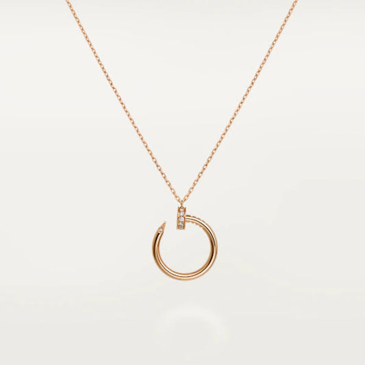 [Stars Jewelry]JUSTE NECKLACE PINK GOLD