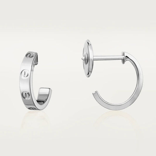 [Stars Jewelry]LOVE EARRINGS 2.65MM SILVER