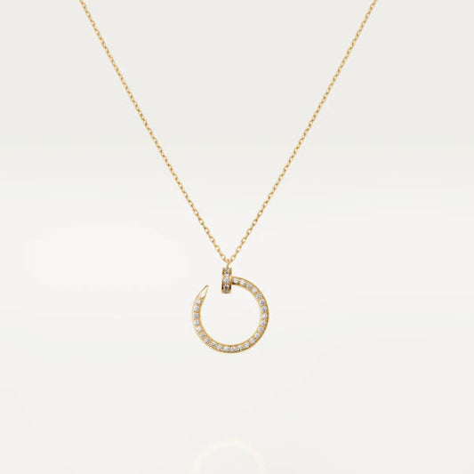 [Stars Jewelry]JUSTE NECKLACE GOLD DIAMONDS