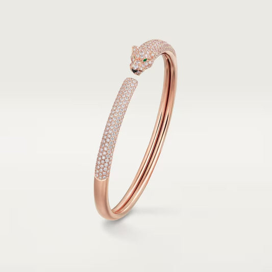 [Stars Jewelry]PANTHERE FULL DIAMOND OPEN BRACELET