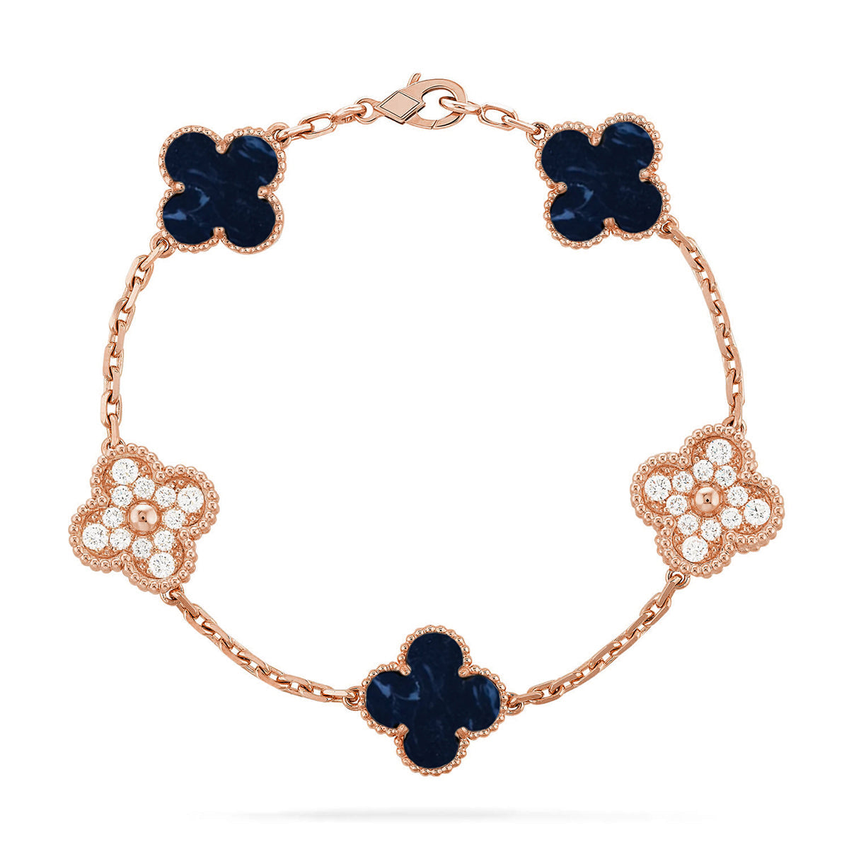 [Stars Jewelry]CLOVER 5 MOTIF PIETERSITE BRACELET COLLECTION
