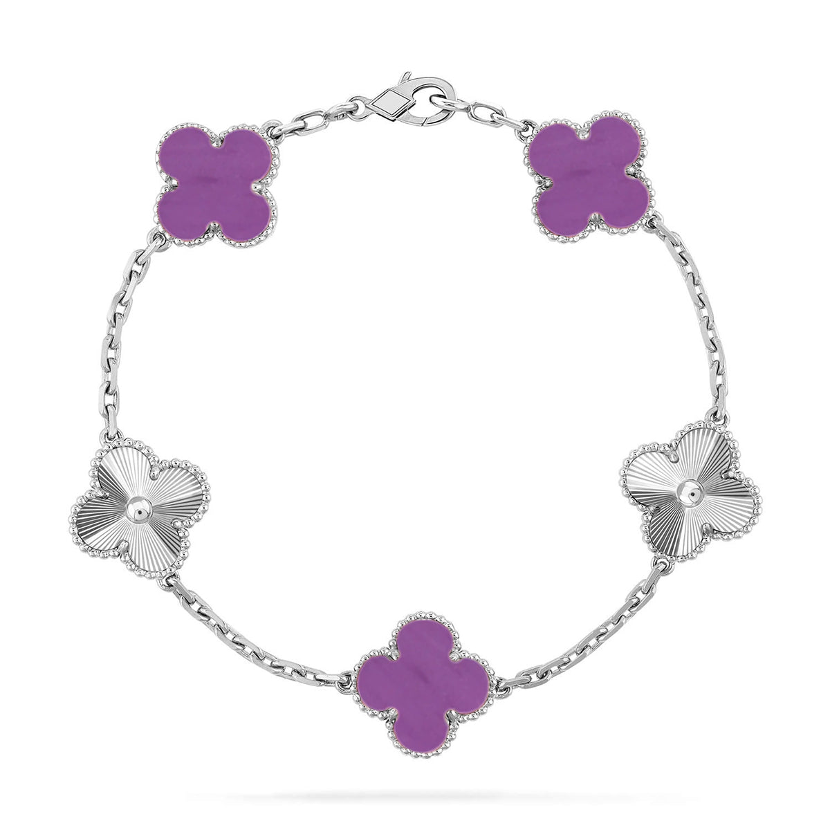[Stars Jewelry] CLOVER 5 MOTIF VIOLET BRACELET COLLECTION