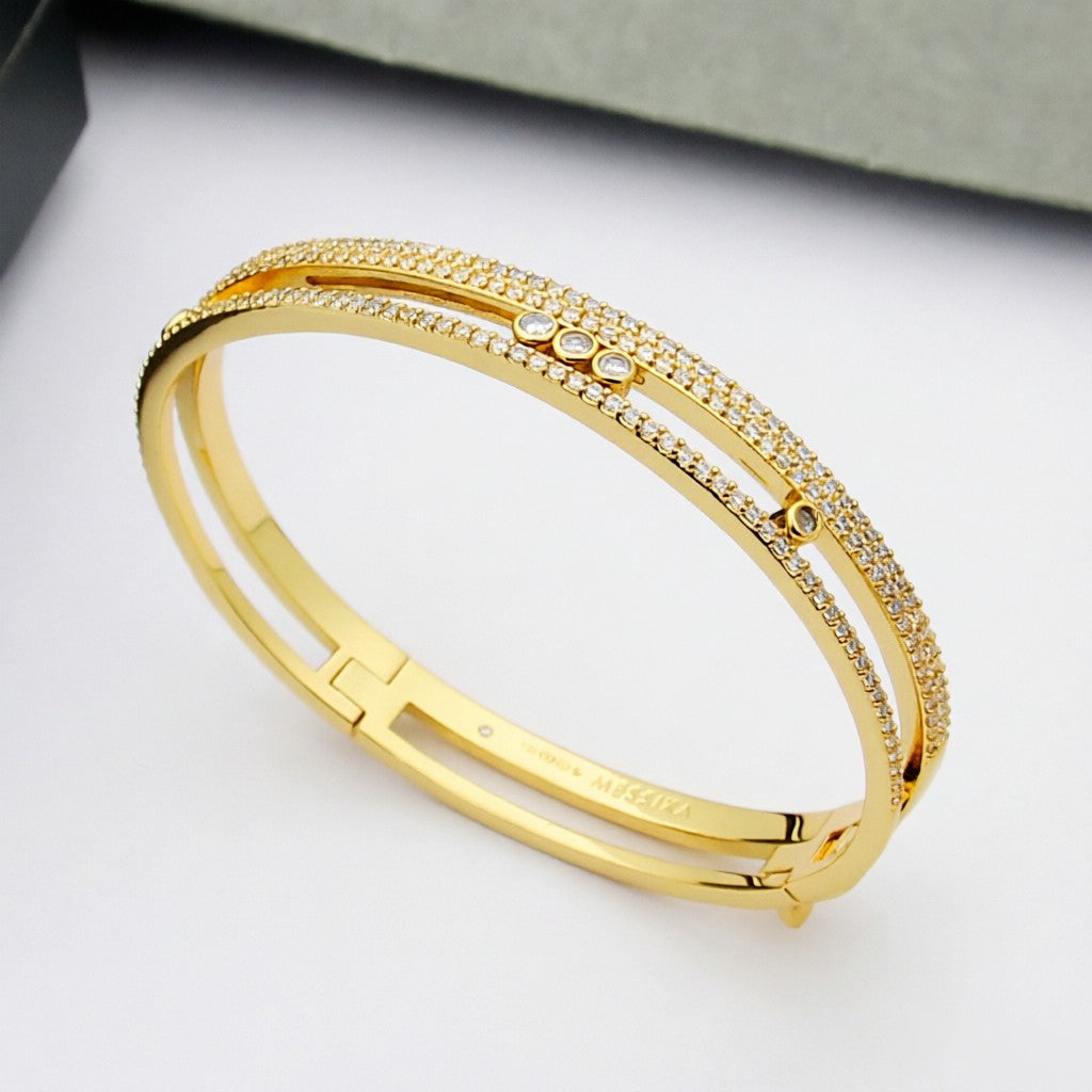 [Stars Jewelry]Move Romane pavé bangle