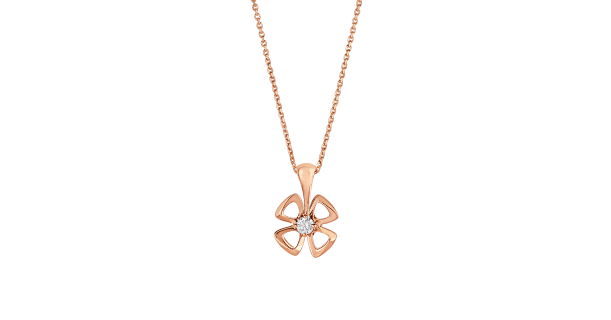 [Stars Jewelry]FIOREVER NECKLACE DIAMOND CENTER