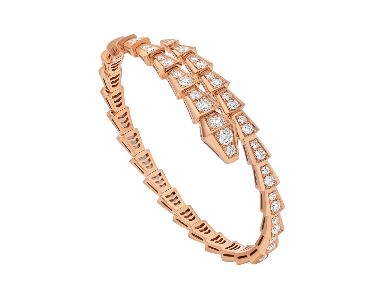 [Stars Jewelry]SERPENTI BRACELET 6.8MM PINK GOLD DIAMOND