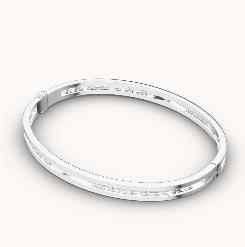 [Stars Jewelry]ZERO 1 SPIRAL LOGO SILVER BRACELET